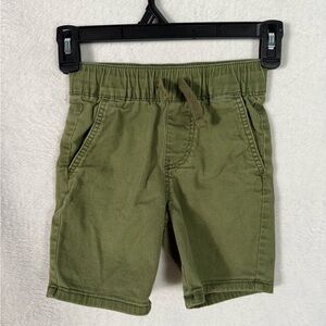 Kids Olive Green Shorts Thereabouts